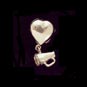 Megaphone Pin w/ Heart Locket